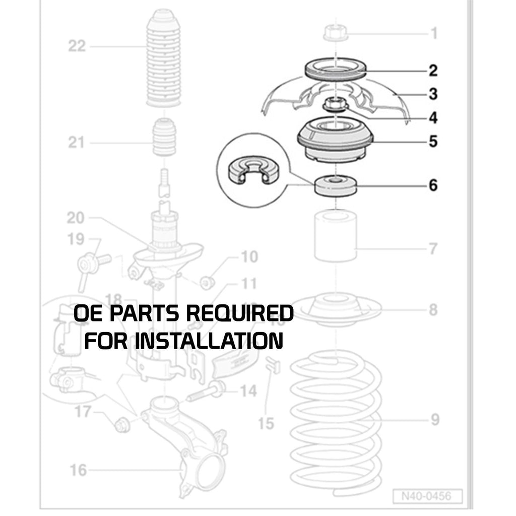 Godspeed MonoSS Coilovers VW Jetta / Golf MK4 FWD [49mm] (99-05) MSS0900